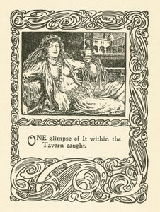 Illustrasjon for Rubaiyat av Omar Khayyam (litho) av English School