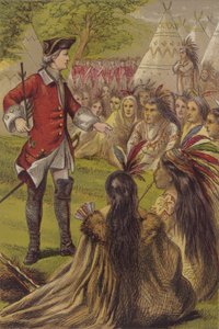 Illustrasjon til Sandford og Mertons historie (fargelitografi) av English School