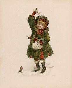 Illustrasjon for The Language Of Flowers (chromolitho) av English School