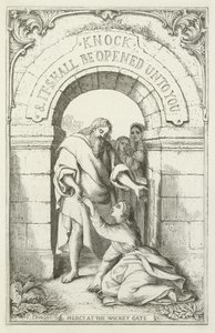 Illustrasjon for The Pilgrims Progress av John Bunyan av English School