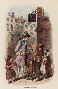 Illustrasjon for The Virginians av Thackeray av English School