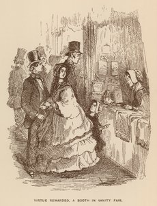 Illustrasjon for Vanity Fair av Thackeray av English School