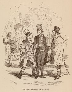 Illustrasjon for Vanity Fair av Thackeray av English School