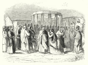 Illustrasjon for operaen Norma, av Bellini (gravering) av English School