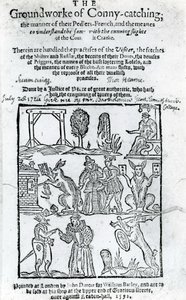 Illustrasjon av Groundworke of Conny-catching, 1592 av English School