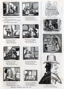 Illustrasjoner fra bestefars bildebok, ca. 1875 av English School