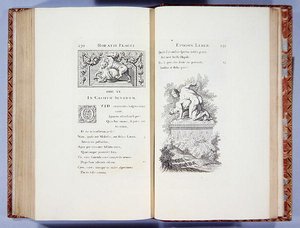 I Cassium Severum, fra verkene til Quintus Horatius Flaci, trykt av John Pine, 1733-7 av English School