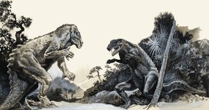 På jakt etter dinosaurer av English School