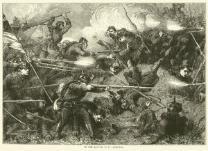 I slaget ved St Quentin, januar 1871 av English School