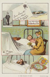 In Palace of Pain (farge litho) av English School