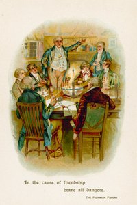 I årsaken til vennskap tapper alle farer. Pickwick-papirene av English School