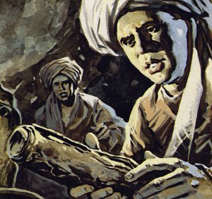 In den Krügen waren Papyrusrollen von English School