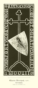 Innskåret plate (gravering) av English School