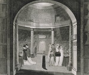 Innvendig utsikt over Leverian-museet, 1806 av English School