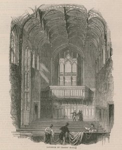 Interiør i Crosby Hall av English School
