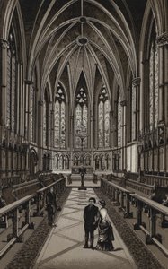 Innenraum der Exeter College Chapel, Oxford von English School