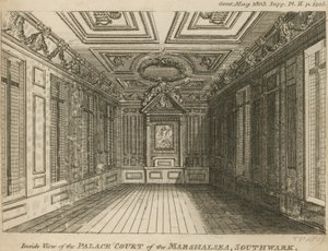 Interiør av Palace Court of the Marshalsea Prison av English School