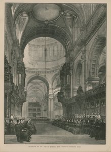 Interiøret i St Pauls Cathedral av English School