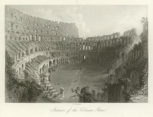 Interiøret i Colosseum, Roma