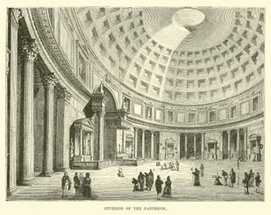 Interiøret i Pantheon av English School