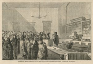 Interiøret i Thames politidomstol av English School