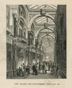 Interiøret i den nye arkaden på Old Bond Street av English School