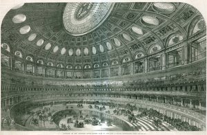 Interiør i den foreslåtte Royal Albert Hall av English School