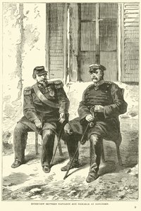 Intervju mellom Napoleon og Bismarck i Donchery, september 1870 av English School