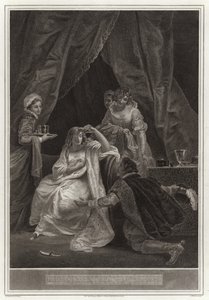 Intervju mellom Q Elizabeth og E of Essex av English School