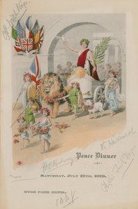 Invitasjon til fredsmiddag av English School