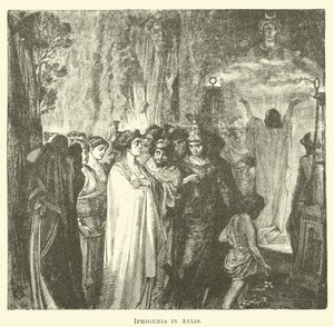 Iphigenia i Aulis (gravering) av English School