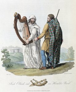 Irsk bard og reisende - i "" keltere og gotere, skikker til innbyggerne på de britiske øyer på begynnelsen av 600-tallet og gotiske nasjoner på vestkysten av Østersjøen", av S.R. Meyrick og Ch. Smith av English School