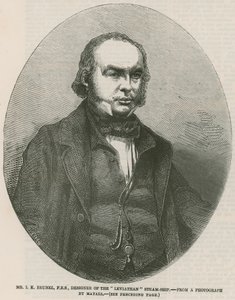 Isambard Kingdom Brunel, designer av Leviathan-dampskipet av English School