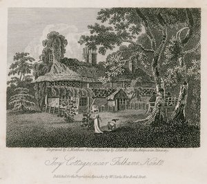 Ivy Cottage, nær Fulham, Kent av English School