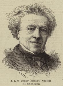 JBC Corot, fransk kunstner (gravering) av English School
