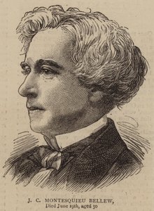 JC Montesquieu Bellew (gravering) av English School