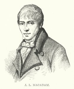 JL MacAdam (gravering) av English School