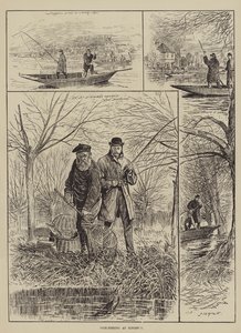 Jack-Fishing at Kingston (gravering) av English School