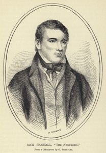 Jack Randall, The Nonpareil, From a Miniature av G Sharples av English School
