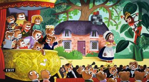 Jack and the Beanstalk blir overvåket av teddybjørner av English School