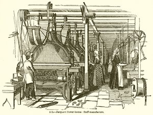 Jacquard Power-Looms: Stuff-Manufacture av English School