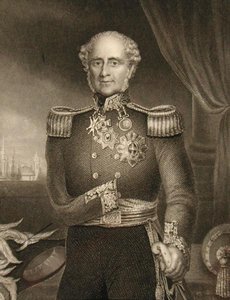 James Henry Somerset Fitzroy (1788-1855) 1. Baron Raglan (gravering) av English School