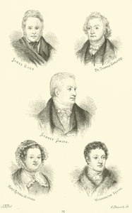 James Hogg, Dr Thomas Chalmers, Sydney Smith, Mary Russell Mitford, Washington Irving av English School