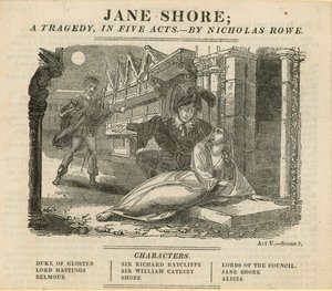 Jane Shore, en tragedie i fem akter. av English School
