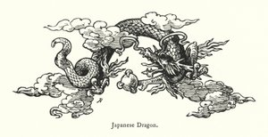 Japansk drage (gravering) av English School