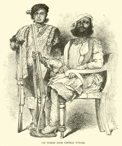 Jat Nobles fra Central Punjab av English School