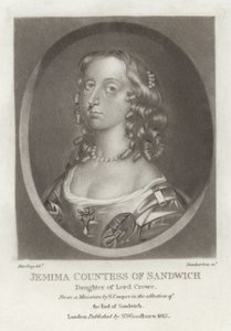 Jemima grevinne av Sandwich av English School