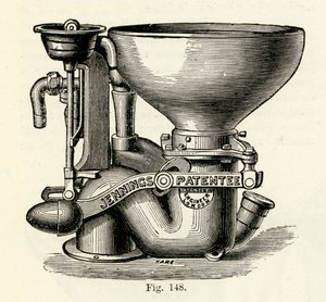 Jennings forbedrede Bramah ventilskap, 1870 av English School