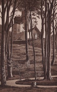 Jersey, Chaneløyene: Princes Tower (litografi) av English School