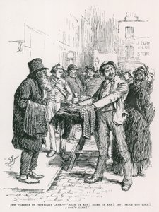 Jødiske handelsmenn i Petticoat Lane av English School